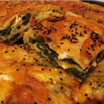 Ispanaklı ve peynirli börek