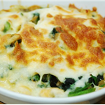 Güveçte Mantarlı Tavuklu Ispanak