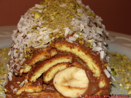 Rulo Muzlu Cikolatali Pasta