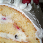 Portakal ve Frambuazlı Rulo Pasta