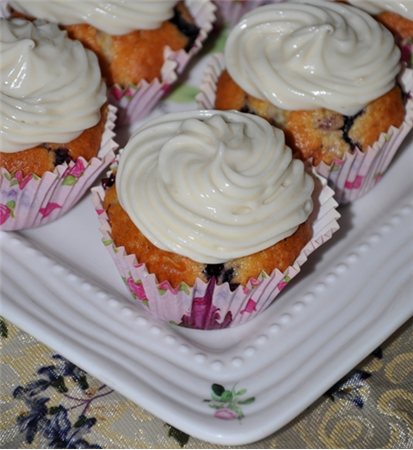 Yaban Mersinli ve Limonlu Muffin