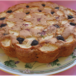 Elmalı Böğürtlenli Kek