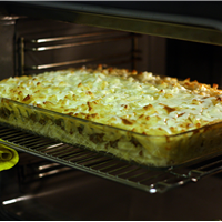 Fırında Mantarlı Makarna